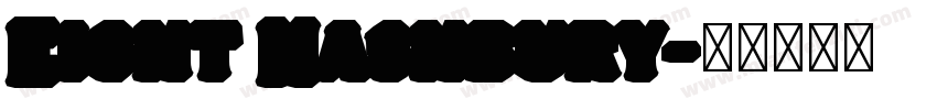 Eight Hashbury字体转换